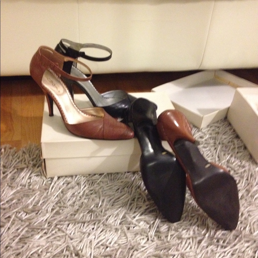 BCBG shoes made narrow for a size 7 foot.$55 each.